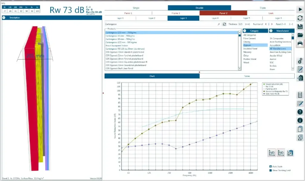 Isolamento Acustico - Software INSUL